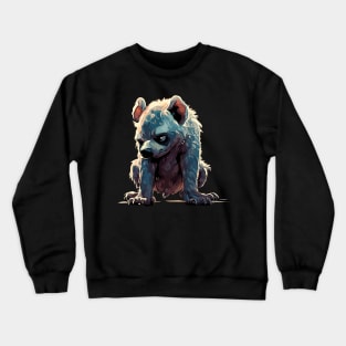 Zambia hyena Crewneck Sweatshirt